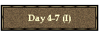 Day 4-7 (I)